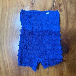 Vintage 70s Malco Modes Bloomers Small Lace Ruffle Square Dance Lace Cotton E18